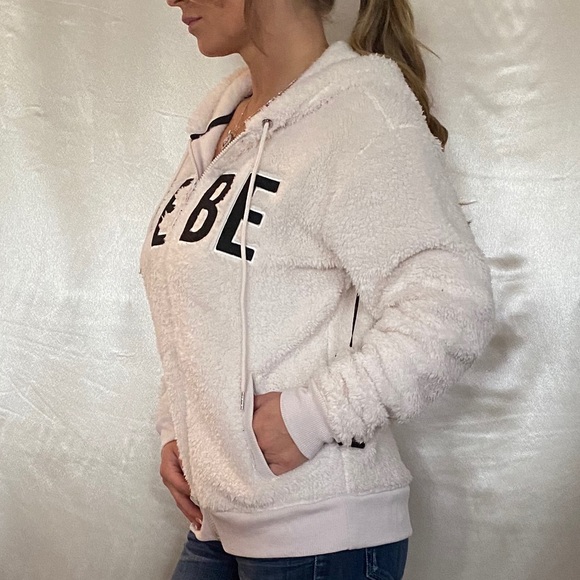 🌟SOLD🌟Bebe Fleece zip up Hoodie💕 - Picture 2 of 5